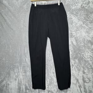 Tommy Bahama Golf Pants Women Medium Black Joggers Elastic Waist Stretch Tapered